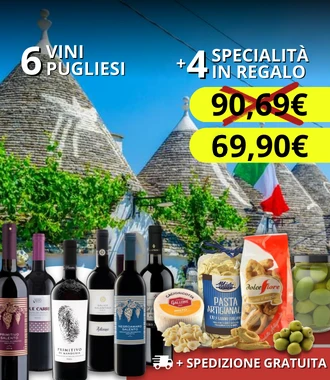 6 vini e 4 omaggi gratis