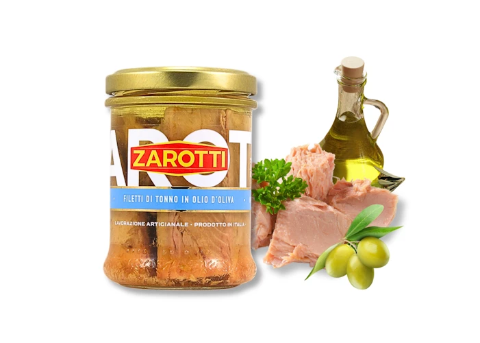 Filetti di Tonno all'olio di oliva - ZAROTTI